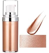 Yeuxtty Body Shimmer Oil, Liquid Body Illuminator Drops Face Body Shimmer Oil Long Lasting Smooth...
