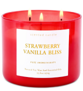 strawberry candle strawberry vanilla candle vanilla scented strawberry scented peach scented candle
