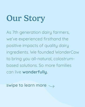 As dairy farmers, we wanted to bring an all- natural solution to the colostrum supplement market.