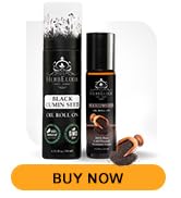 HerbElixir - Black Cumin Facial Oil Roll On, Vitamin C Oil Face Roller for Ayurveda Skin Care, Fa...