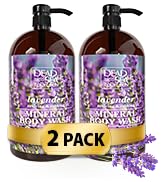 Dead Sea Collection Lavender Body Wash for Women and Men - Pack of 2 (67.6 fl. oz) - Cleanses and...