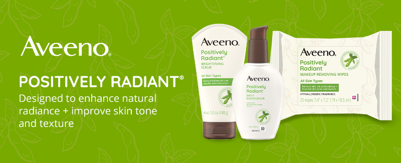 Aveeno Positively Radiant, moisturizer face cream, face wash, Skin care, face wash for women