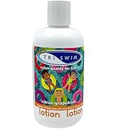 TRISWIM Kids Scented Body Lotion Skin Hydrating Moisturizer Chlorine Removal with Aloe Vera