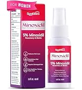 Women's 5% Minoxidil Spray for Hair Growth: RootStim Extra Strength Minoxidil with Rosemary & Bio...