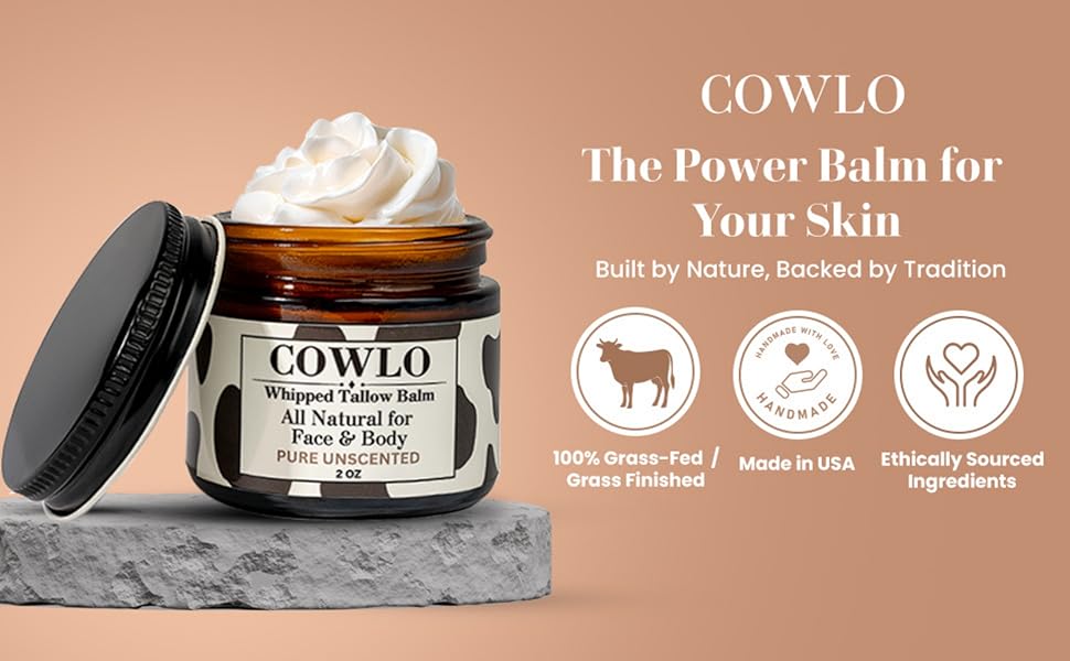 Organic tallow for dry skin Tallow for skin Traditional skincare tallow Chemical-free moisturizer
