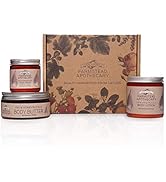Farmstead Apothecary Gift Set in Fig & Honey- with 4oz Face Cream, 8 oz Body Lotion, 8 oz Body Bu...