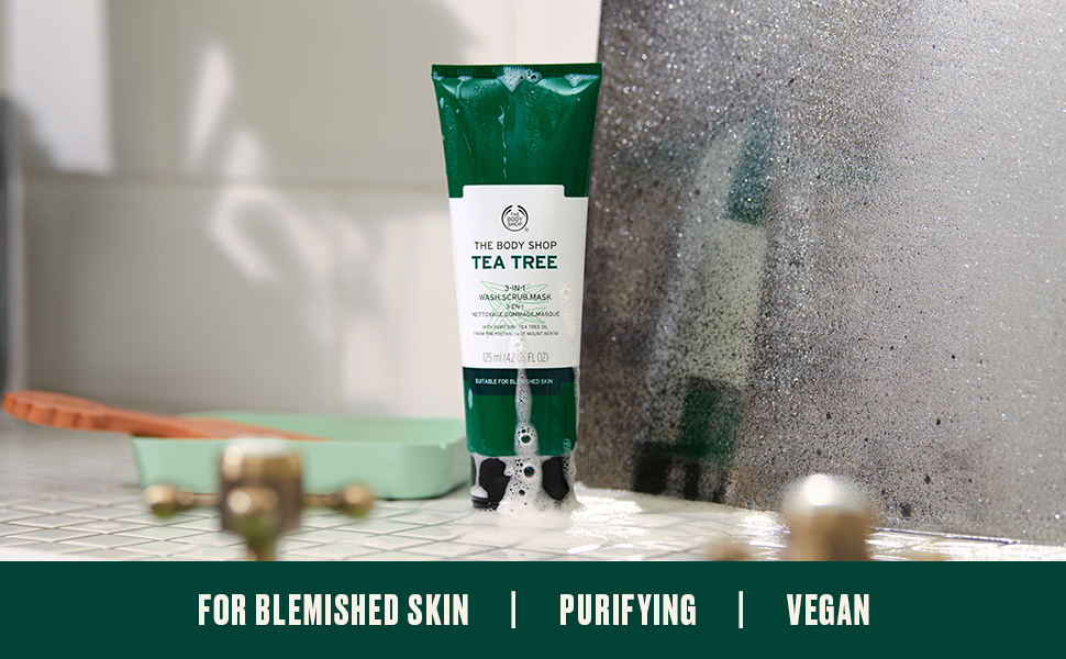 MASK SCRUB 3IN1 TEA TREE 125ML