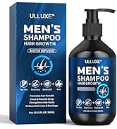 Hair Growth Shampoo for Men, 2-in-1 Biotin Thickening Shampoo & Conditioner for Hair Loss and Thi...