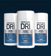 Certain Dri Extra Strength Clinical Antiperspirant Solid Deodorant, Hyperhidrosis Treatment for M...