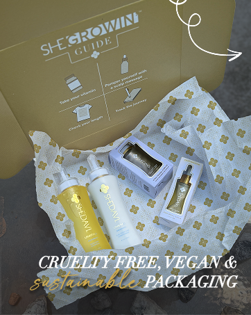 Box set with moisture shampoo, conditioner, hair vitamins, and hair growth oil elixir