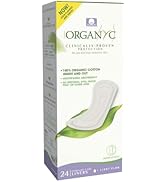 Organyc 100% Certified Organic Cotton Flat Panty Liner - Everyday Sanitary Pad, Free from Wood Pu...