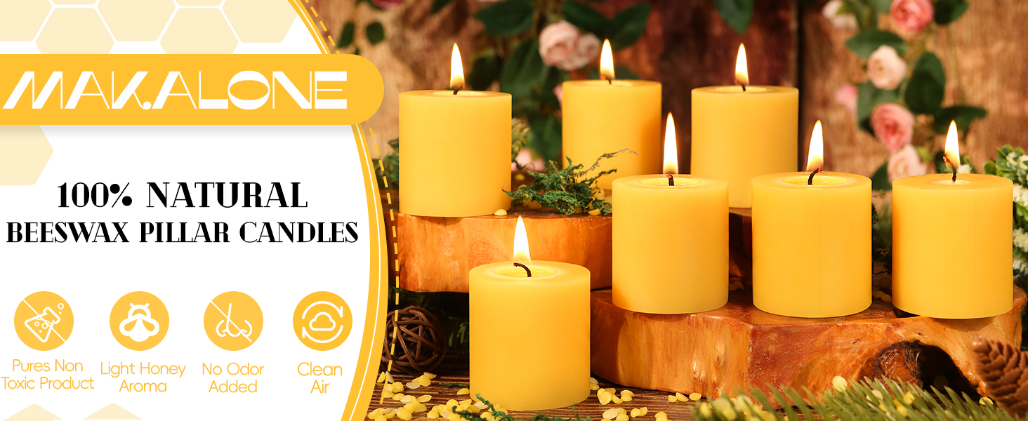 Burn Beeswax Candles to Fill Every Corner of The Home with Negative Oxygen Ions