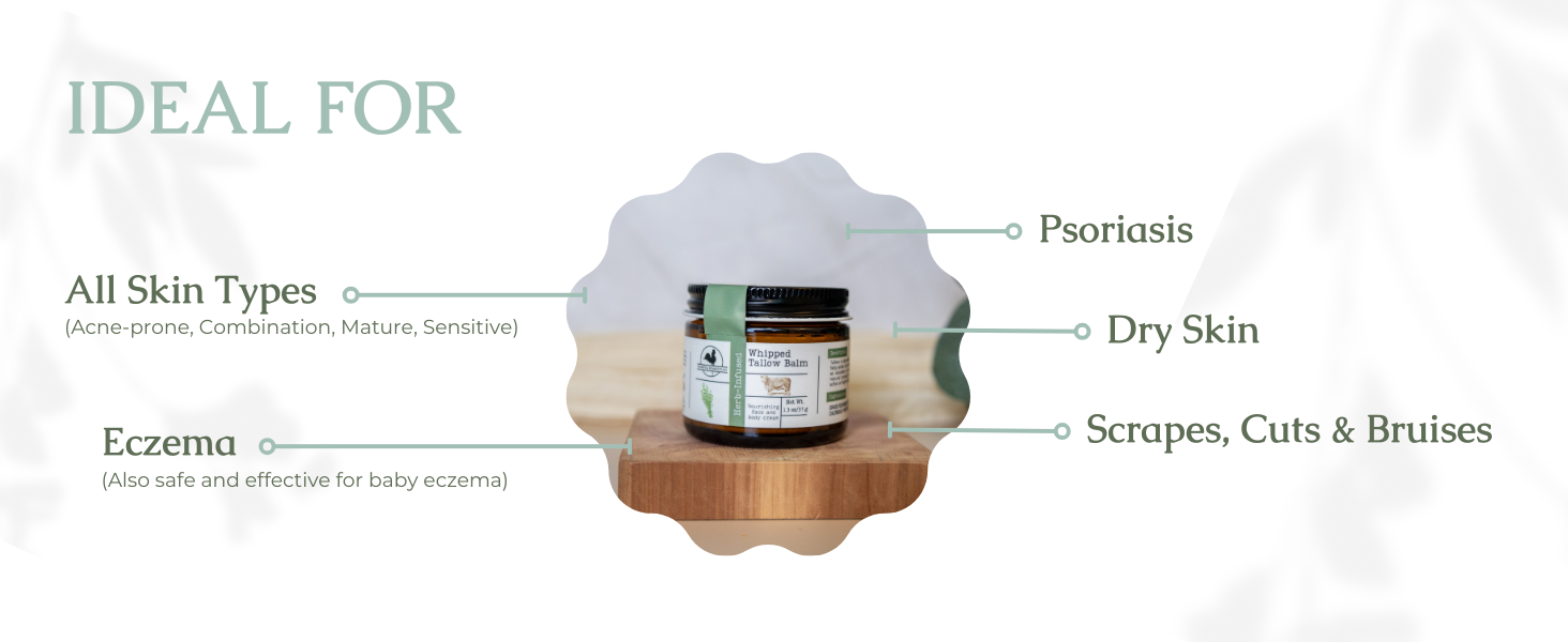 herb-infused tallow balm with benefits