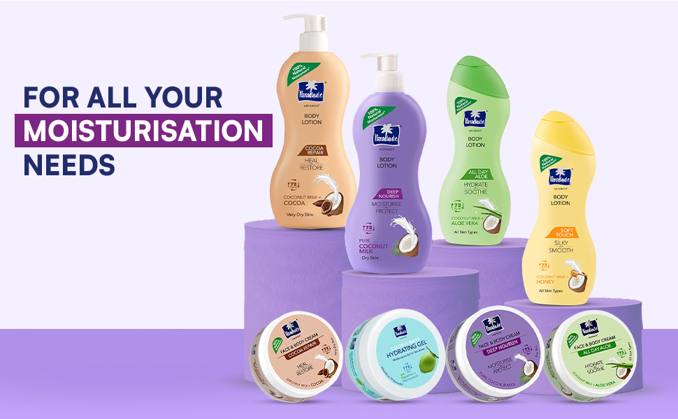 parachute advansed body lotion