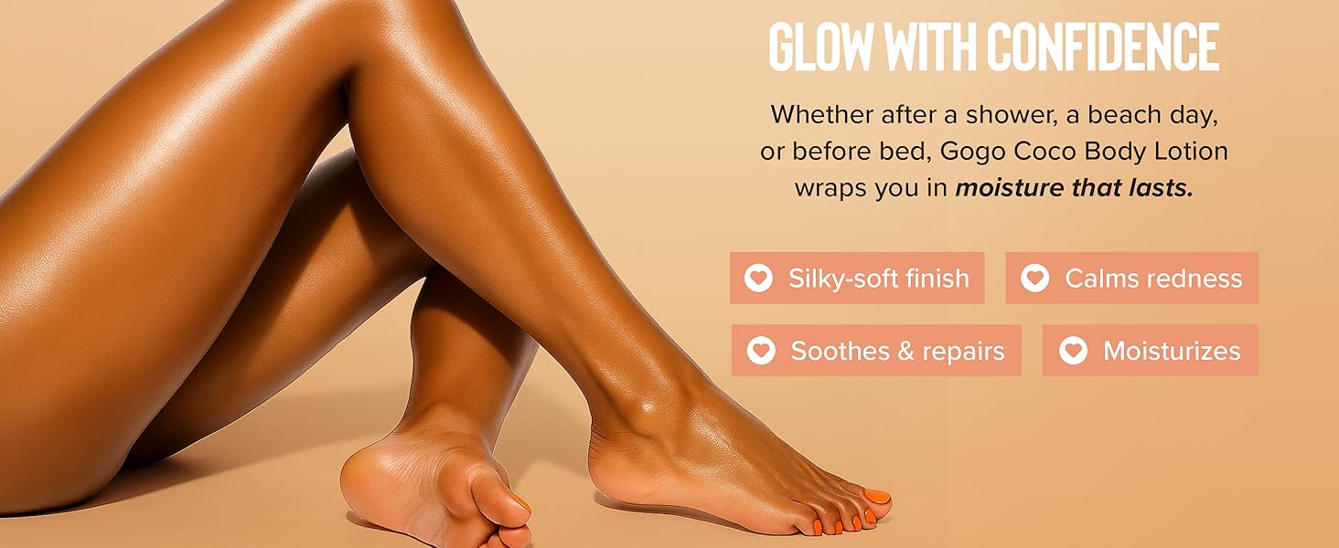 Gogo Coco Body Lotion wraps you in moisture that lasts.