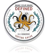Billy Jealousy Make Your Mark Defined Tattoo Salve, Tattoo Aftercare with Vitamin E and Soybean &...