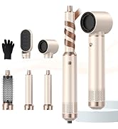Blow Dryer Brush 5 in 1, Negative Ion Hair Dryer Brush Set Upgrade Hot Air Brush Air Styler Curli...