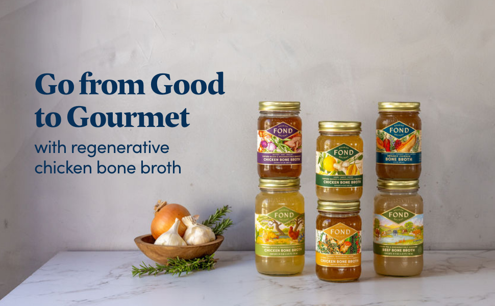 jars of bone broth stacked