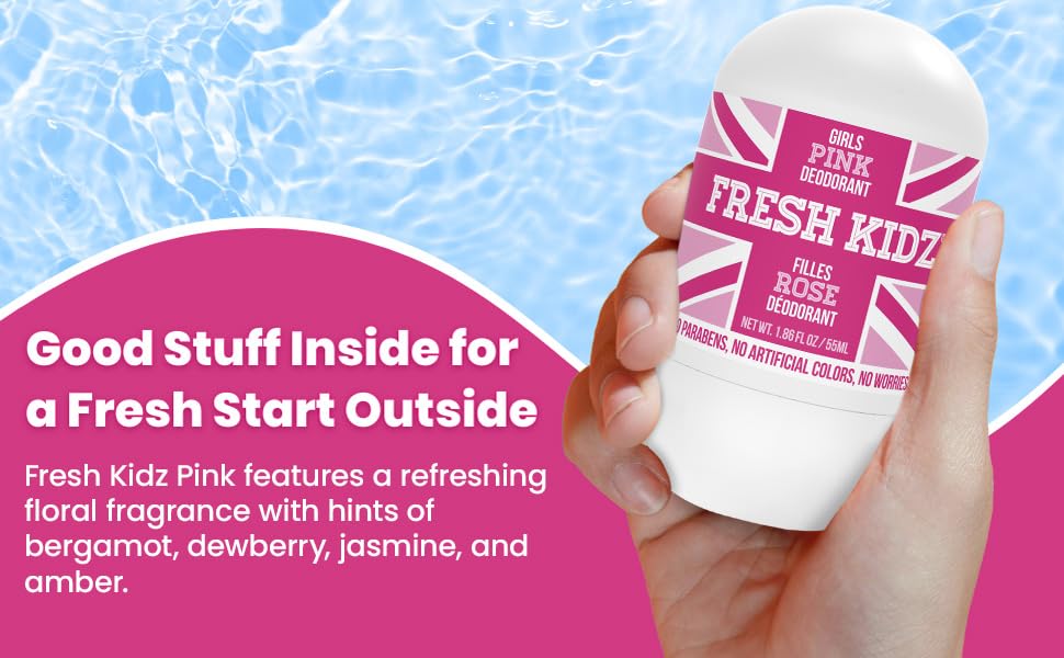 Kids deodorant smelly child body odor no paraben natural deo antiperspirant aluminum preteens