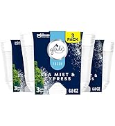 Glade 3-Wick Scented Candle Jar, Sea Mist & Cypress, Air Freshener Infused with Essential Oils, 6...