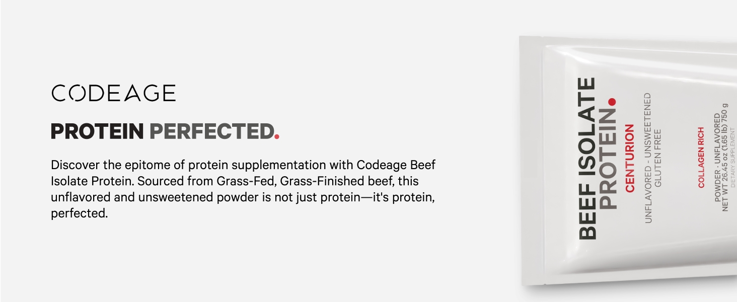 codeage beef isolate protein, beef isolate protein powder, protein powder supplements, amino acids