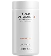 Codeage ADK Vitamin Supplement - 6 Months Supply - Daily Vitamins A D K Pills - Vitamin A, 5000 I...
