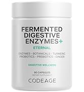 Codeage Fermented Digestive Enzymes Supplement - Probiotics, Prebiotics, Vitamins - Stomach & Foo...