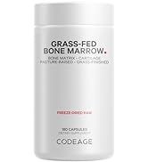 Codeage Grass Fed Bone Marrow Supplement - Freeze Dried, Non-Defatted, & Desiccated Beef Bone Mar...