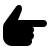 Hand right icon