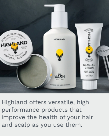 performance products that improve the health of your hair and scalp as you use them.