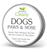 Isabella's Clearly Paws for Dogs, Soothing Balm for Dry and Irritated Paws and Noses | Hydrates, ...
