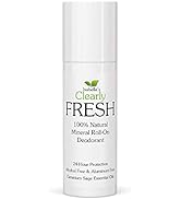 Clearly FRESH Natural Magnesium Roll On Deodorant I 24 hour Protection I Unisex I For Sensitive S...