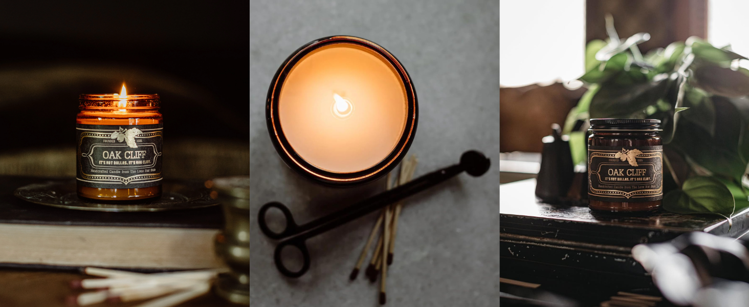 Jackson Vaughn Scented Texas Candle Oak Cliff