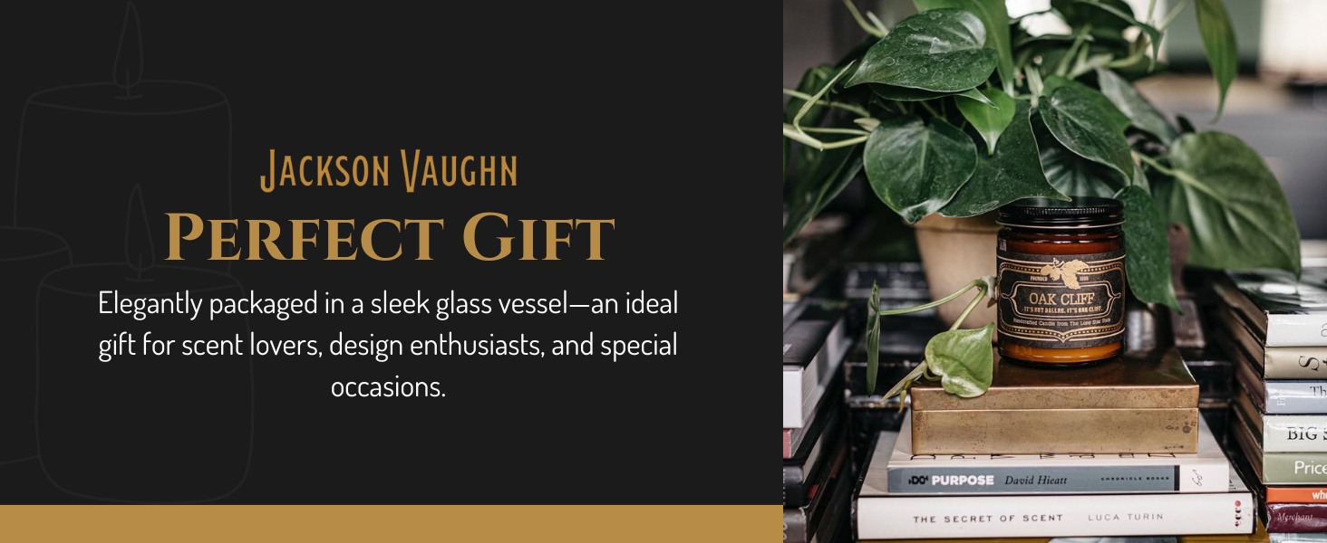 Jackson Vaughn Scented Texas Candle Oak Cliff