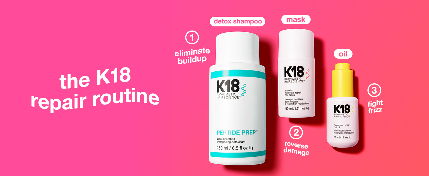 k18 hair routine