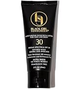 Black Girl Sunscreen Moisturizing Sunscreen Lotion SPF 30, No White-Residue, Formulated with Natu...