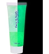MEICOLY Neon Green Body Glitter,Luminous UV Black Light Face Glitter Gel,Glow in The Dark Glitter...