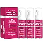 5% Minoxidil Foam for Women Hair Growth: OLIVITA Spray Hair Regrowth Treatment Serum with Biotin ...