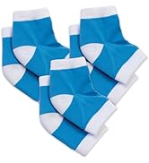 Miracle Heel Socks Helps Moisturize & Relieve Hard Heels, 3-Pair, Double-Knit Breathable Cotton, ...