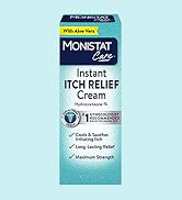 Monistat Care Instant Itch Relief Cream-Max Strength - Cools & Soothes, (Packaging may vary), Whi...