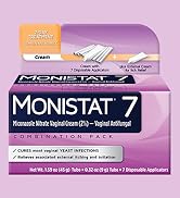 MONISTAT 7-Dose Yeast Infection Treatment For Women, 7 Disposable Applicators & External Itch Cream
