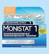 MONISTAT 1-Dose Yeast Infection Treatment For Women, 1 Ovule Insert & External Itch Cream