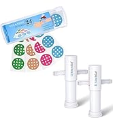 2 Packs Bug Bite Suction Tool & 24 Counts Itch Relief Patches, Naturally Reduces Itch & Swell, Ca...