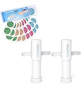 2 Packs Bug Bite Suction Tool & 60 Counts Itch Relief Patches, Naturally Reduces Itch & Swell, Ca...