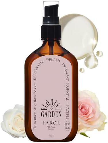 ODID Milk Protein Intensive Perfume Hair Oil - Korean Anti Frizz Nourishing & Smoothing Hair Serum - Refreshing & Sweet Floral Scent - with 10,000ppm Argan Oil & 6 Plant-Based Oils, 3.38 fl.oz.