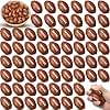 Civaner 500 Pcs Mini Foam Footballs for Adults 1.46 x 0.98 Inch Small Football Stress Balls Sports Fidget Ball for School Carnival Game Decoration Party Favor Stress Relief Toys(Light Brown)