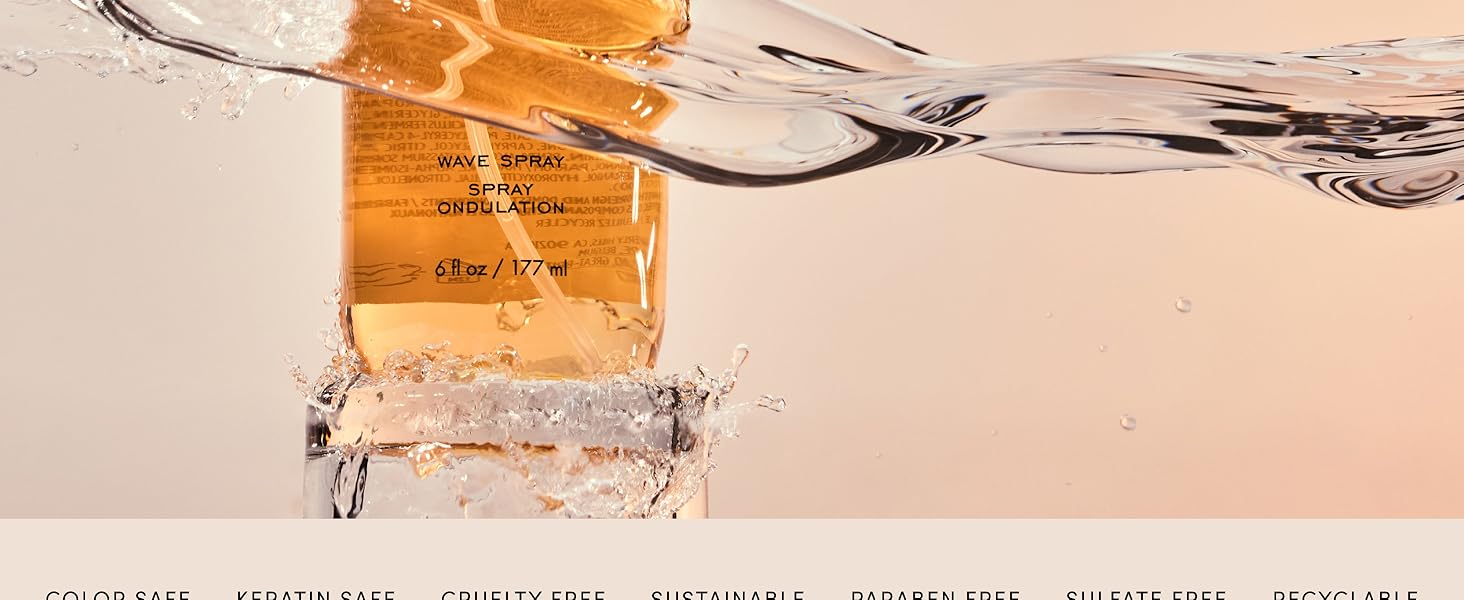 This texture spray locks in waves that are soft to the touch and never crunchy