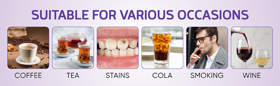 Suitable for Various occasions Coffee tea stains cola smoking wine 