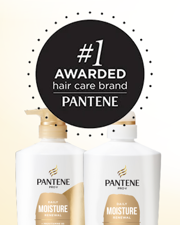 #1 Awarded Hair Care Brand  - Pantene