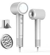 Hair Dryer, High-Speed Blow Dryer with 150,000 RPM Brushless Motor for Fast Drying, 500 Million N...